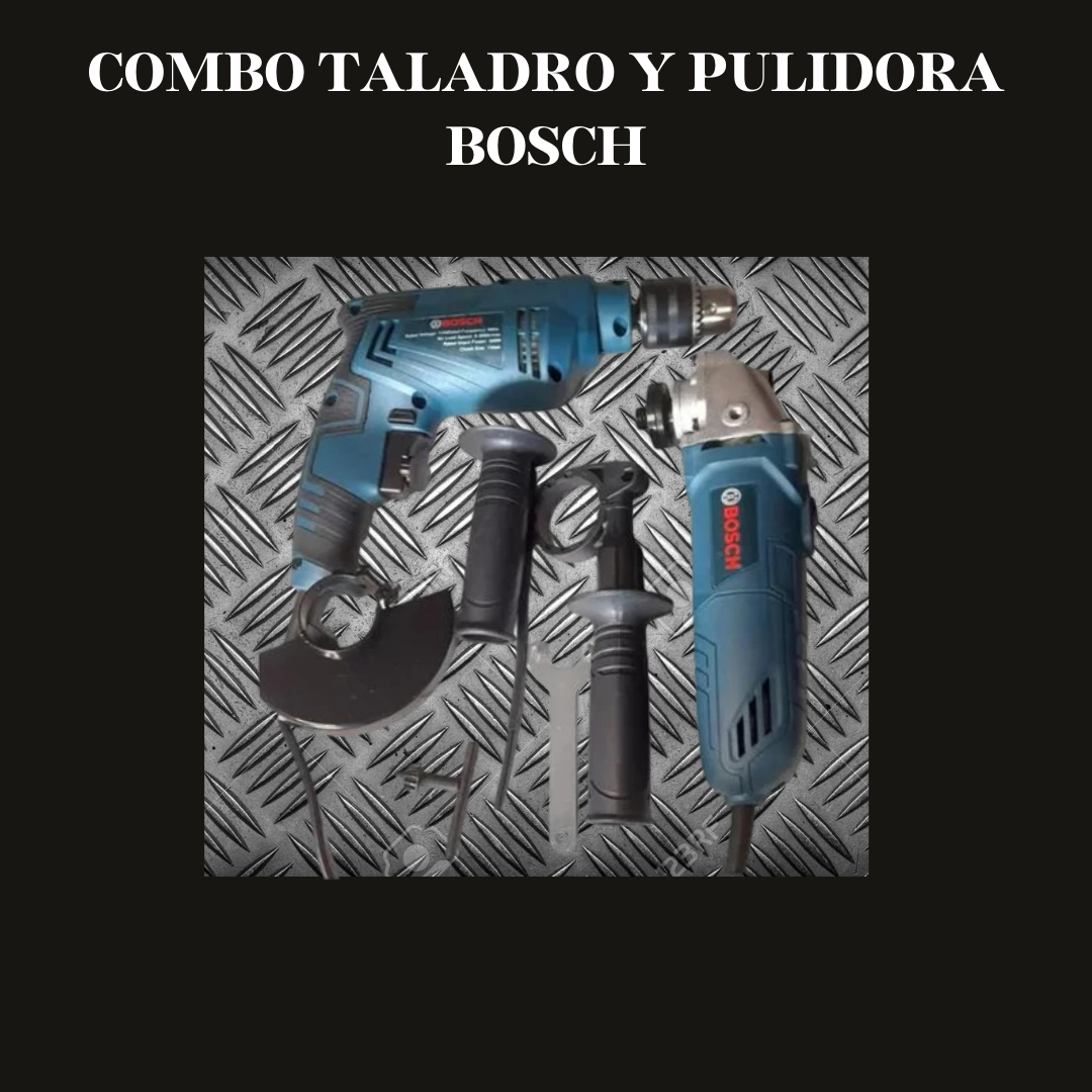 Combo Taladro y Pulidora