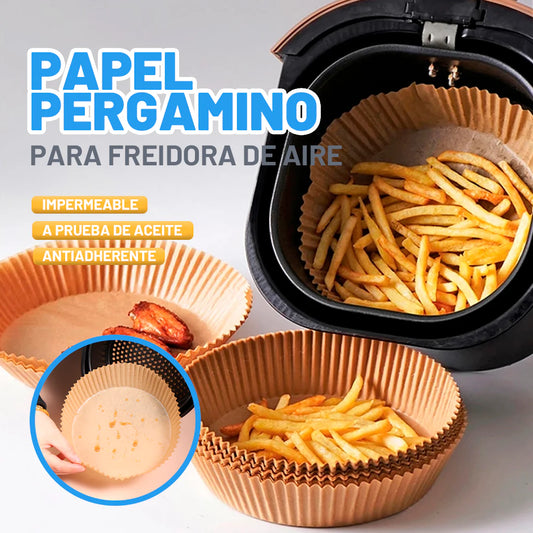 PAPEL PERGAMINO PARA FREIDORA DE AIRE * 100 UNDS